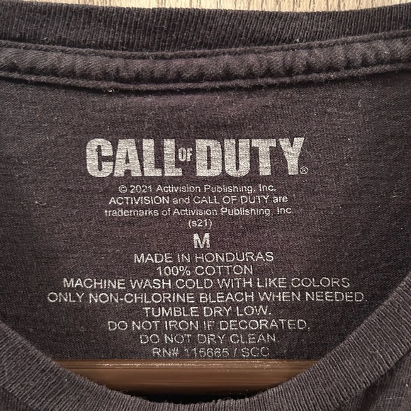 Call Of Duty Black Tee Kids Boy Medium - Picture 3 of 3
